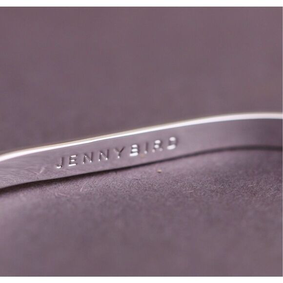 Jenny Bird rectangle cushion bangle silver excellent condition - Picture 4 of 6